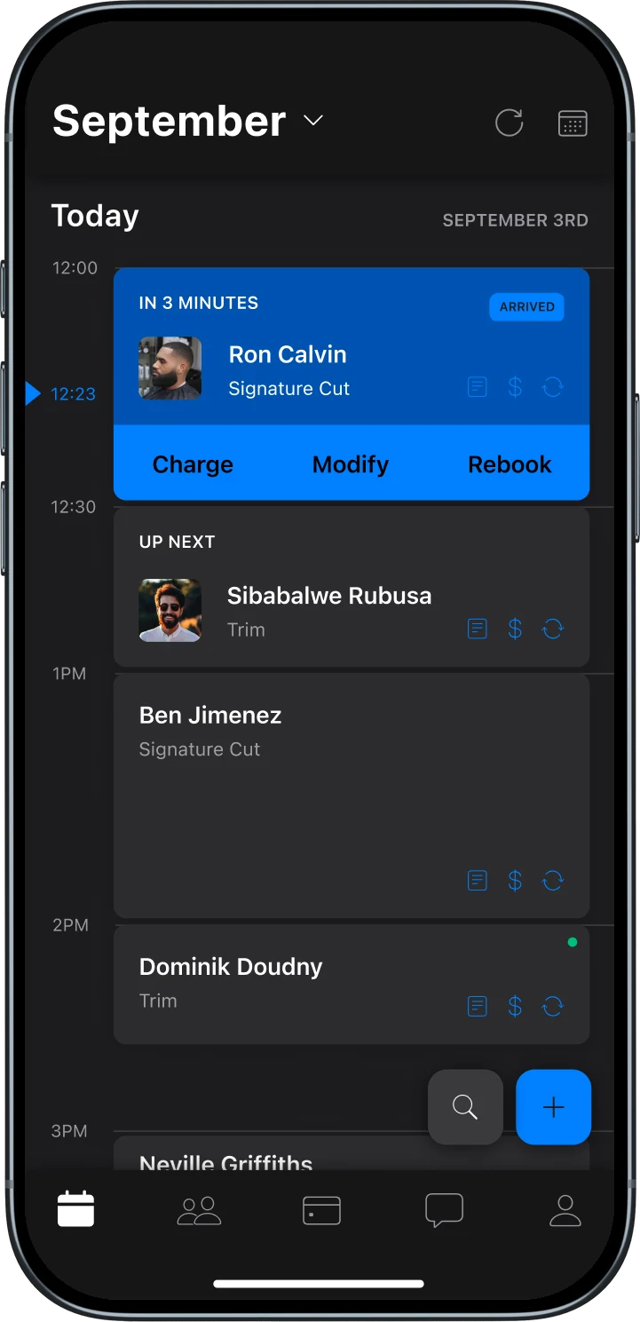 Koncept mobilní aplikace na telefonu