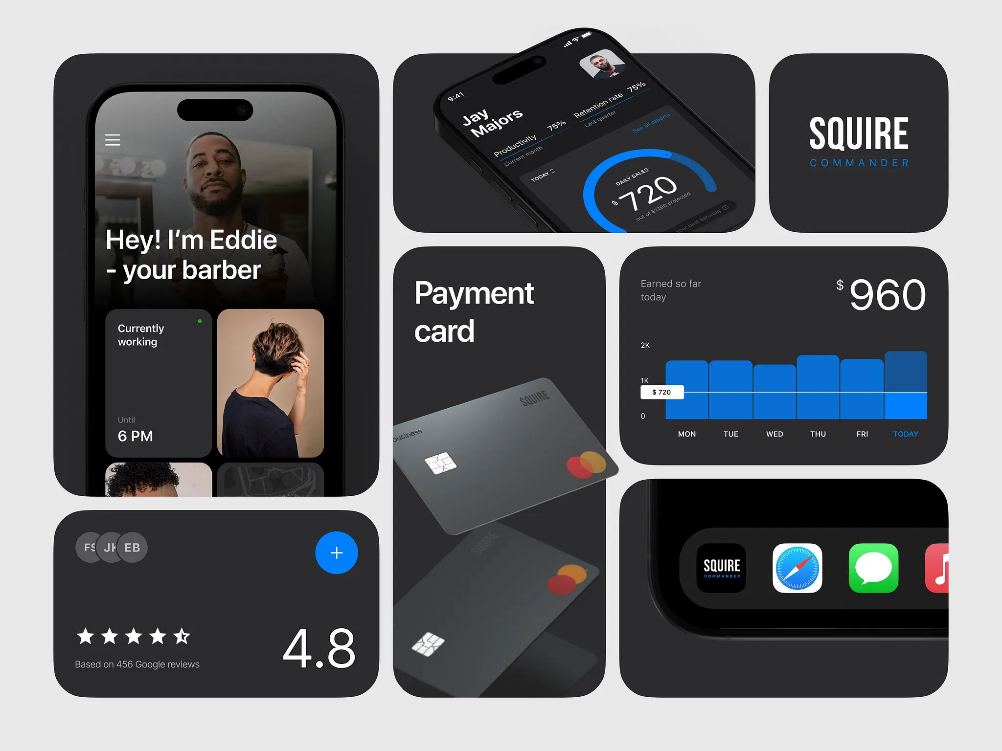 Squire brand identity