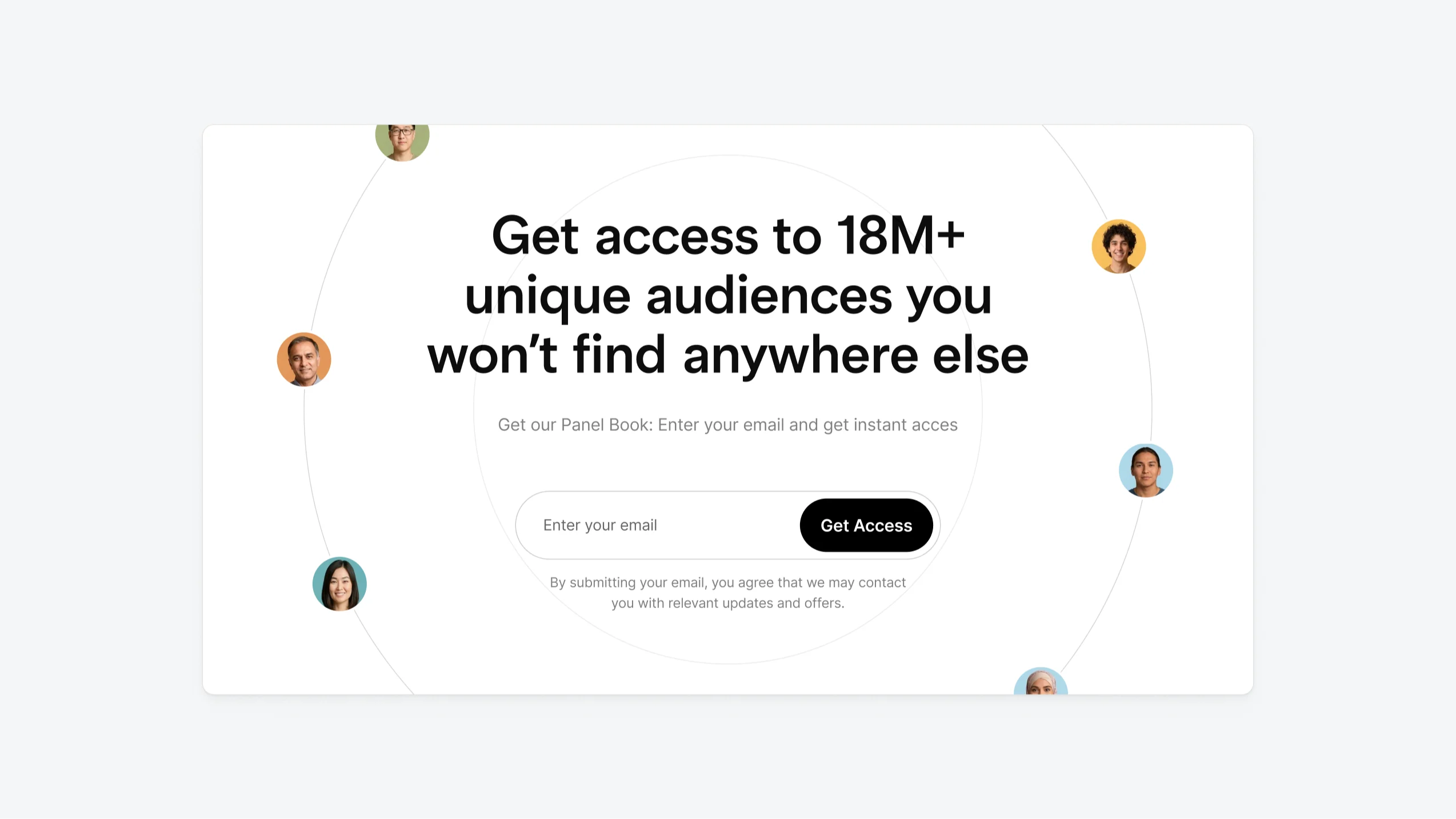 Call to action: get access to unique audiences